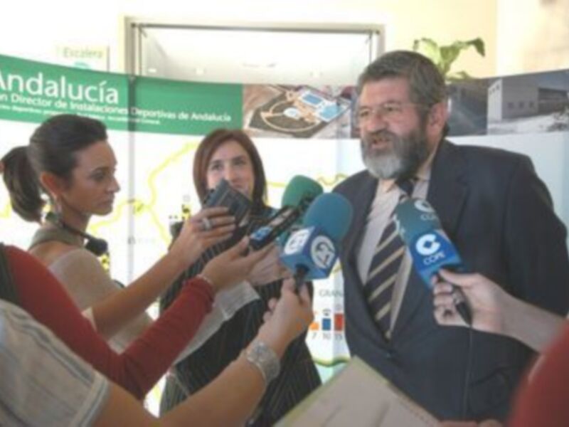 Entrevista en rueda de prensa sobre el Plan Director de Involucración Deportiva de Andalucía.