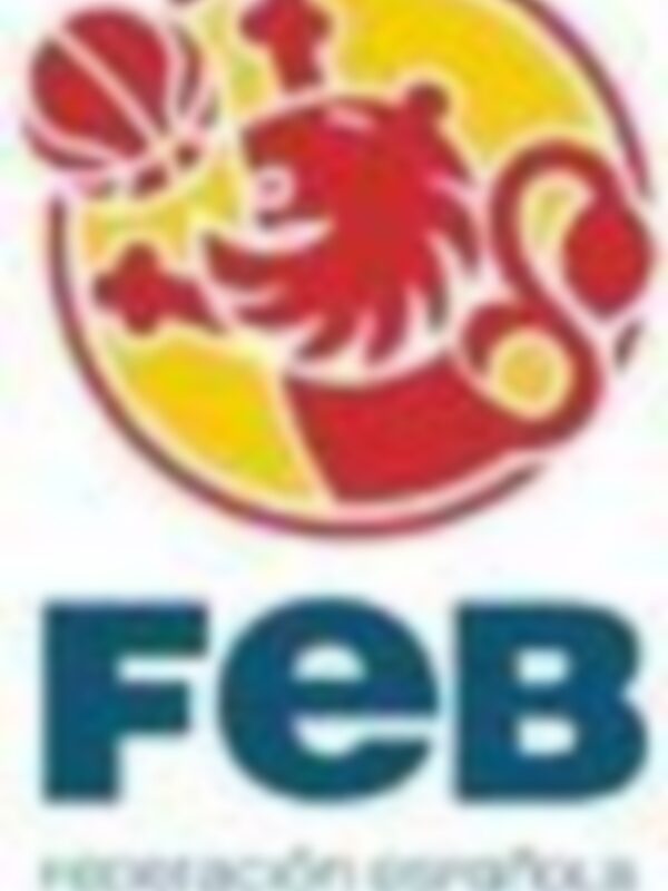 Logotipo de la Federación Española de Baloncesto (FEB).