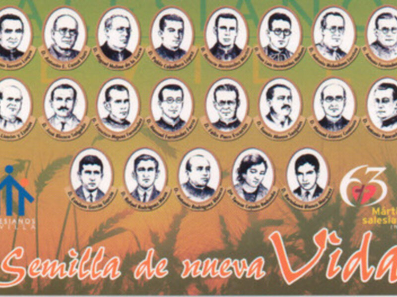 Semilla de nueva vida: homenaje a los mártires salesianos.