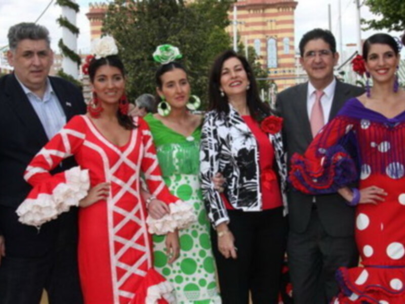 Feria de Abril en familia