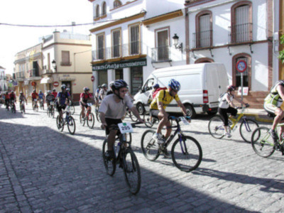 Más de 350 participantes en la Marcha Cicloturista "Caminos del Aljarafe"