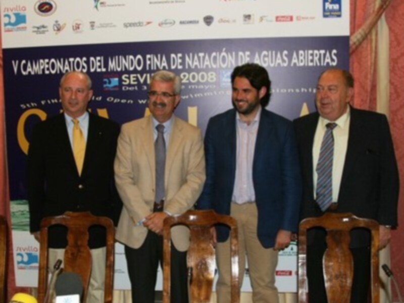Presentación del V Campeonato del Mundo Fina de Natación de Aguas Abiertas en Sevilla, 2008.