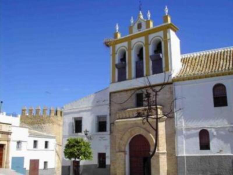 Iglesia de San Juan Bautista, una iglesia histórica en la ciudad de Sanlúcar de Barrameda, España.