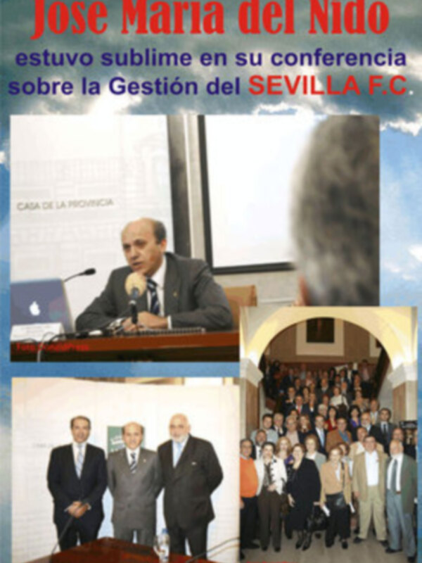 Rotundo éxito de La conferencia Sevilla F.C. Modelo de Gestión a cargo de José María del Nido Benavente fue el Broche de oro y final de la Semana Dedicada al Consumidor por AUSBANC.