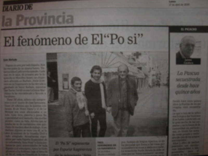 Diario de la Provincia: 'El fenómeno de El "Po si"' - Reportaje sobre el personaje y su impacto en la cultura local.