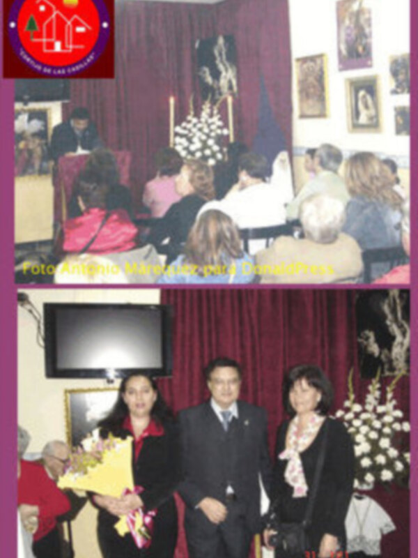 Celebración en la Casa de las Caritas con familiares y amigos, 31/1/14.
