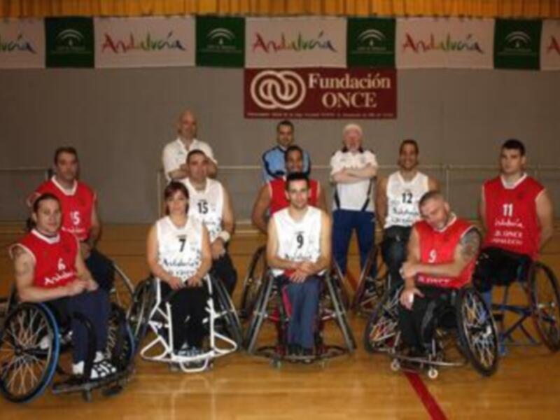 Equipo de baloncesto en silla de ruedas de la Fundación ONCE Andalucía
