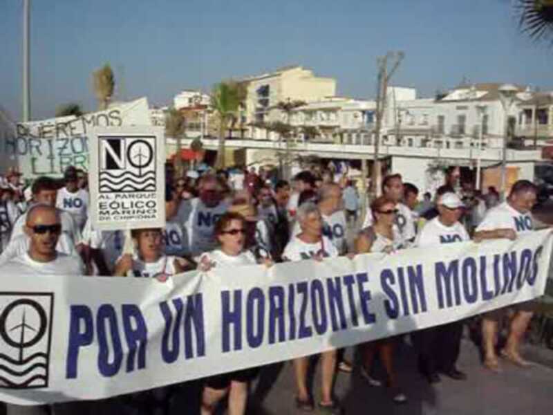 Marcha por la conservación del paisaje y la preservación de los molinos en la costa.