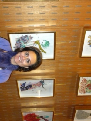 Inauguración de la exposición "Dialogos...Papel y Moda" de la artista madrileña, Noemi Gómez Posadas