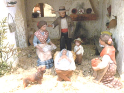 Galería del Belén del Colegio de Farmacéutico de Sevilla