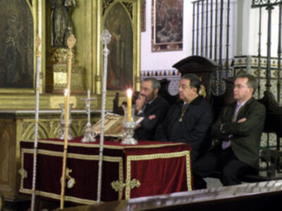 Galería del Altar de Quinario en Honor al Cristo de Burgo de la ciudad de Sevilla