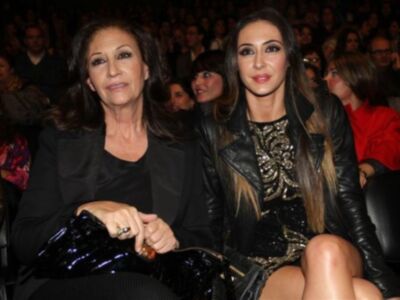 Viki Berrocal, con once kilos menos,  presenta su nueva colección en Sevilla con Virginia Troconis, Marta Sánchez, Boris, Ana García Siñeriz y Nuria March
