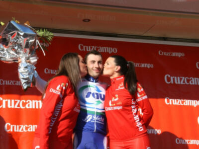 El equipo francés Saur Sojasun repite victoria en la Ruta del Sol con la victoria al sprint de Jonathan Hivert   