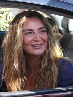 Rocío Carrasco con Fidel Albiac, espectacular en la boda de su prima Rosario