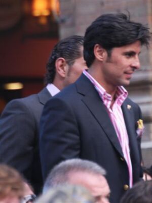 Fran Rivera y César Cadaval con San Gonzalo 