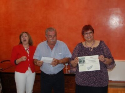 Entrega del I Premio de Investigación Histórica Decubriendo mis raíces a un grupo de alumnos del CEPER Mardeleva(Sanlúcar Bda)