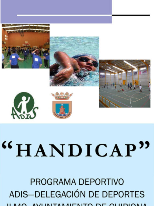 Programa deportivo inclusivo para personas con discapacidad en Chipiona, España.
