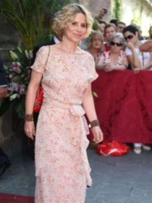 Eugenia Martínez de Irujo en la boda de la hija de Carmen Tello