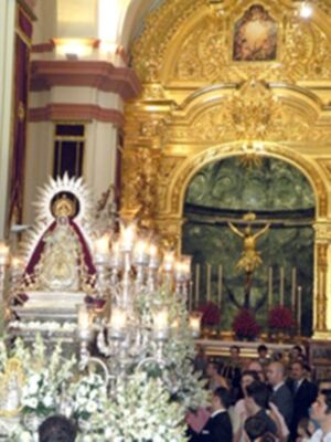 Procesión extraordinaria de la Stma Virgen del Patrocinio Gloriosa
