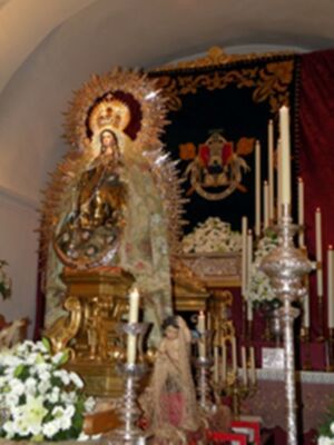 Altar y cultos en la capilla del Carmen de Calatrava (Sevilla)‏