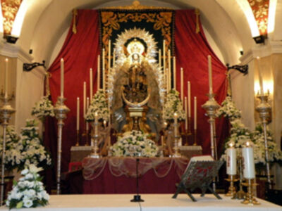 Altar y cultos en la capilla del Carmen de Calatrava (Sevilla)&#8207;