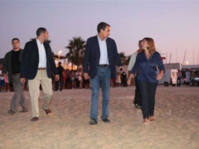 Zapatero comienza en Sanlúcar sus vacaciones