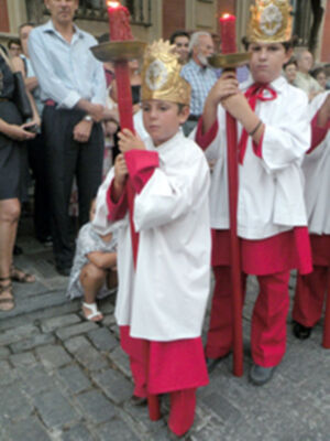Procesión de la Virgen de los Reyes, Patrona de la archidiócesis de la Capital Hispalense