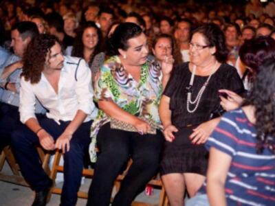 Chavely y Falete fans números uno de Isabel Pantoja en San Fernando el domingo ante 4.000 personas