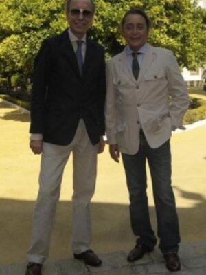 Victorio y Luchino diseñadores del vestido de novia de la Duquesa de Alba