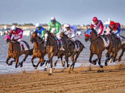  La obra titulada Competencia primer Premio Certamen fotográfico Carreras de caballos de Sanlúcar de Barrameda&#8207;
