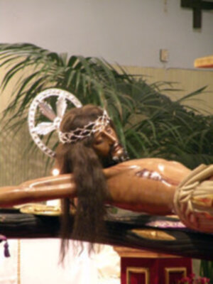 Solemne Función Eucarística con el Cristo de San Agustín en Santa Clara.