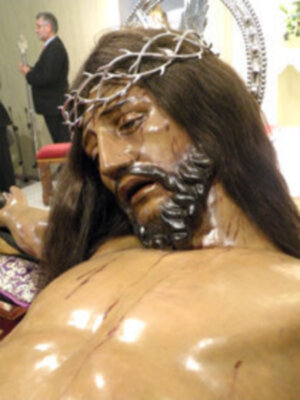 Solemne Función Eucarística con el Cristo de San Agustín en Santa Clara.