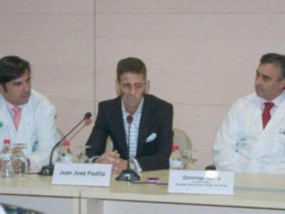 Padilla sale del hospital