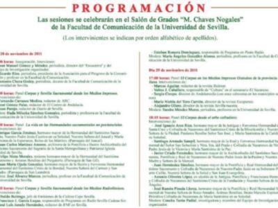 Encuentro sobre Medios de Comunicación, Corpus y Sevilla Sacramental&#8207;