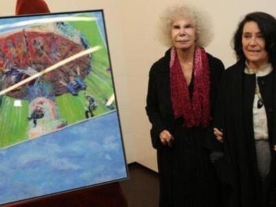 La Duquesa de Alba acudió a la presentación del cartel anunciador del Rastrillo