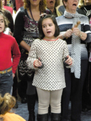 El cartero Real visito el Hospital Macarena.