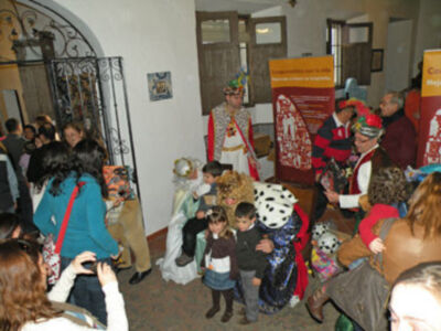 Los Reyes Magos del Belén de la Solidaridad.