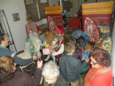 Los Reyes Magos del Belén de la Solidaridad.