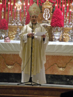 Juan José Asenjo, Arzobispo de Sevilla, presidio la Función Solemne a Jesús de Pasión