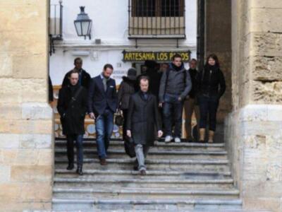 El príncipe haakon de noruega visita privada a Córdoba