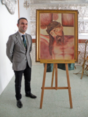 Presentación del tercer cartel de la Tertulia cofrade verde capirote de Alcalá del Río