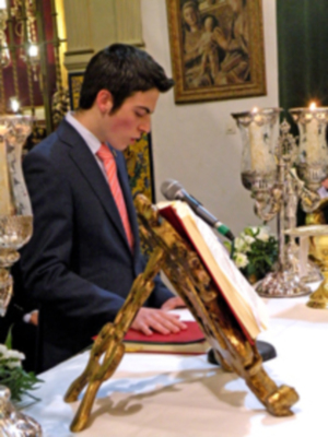 Jura del grupo joven de la, Antigua Hermandad de la vera-cruz de Alcalá del Río.