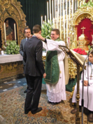 Jura del grupo joven de la, Antigua Hermandad de la vera-cruz de Alcalá del Río.