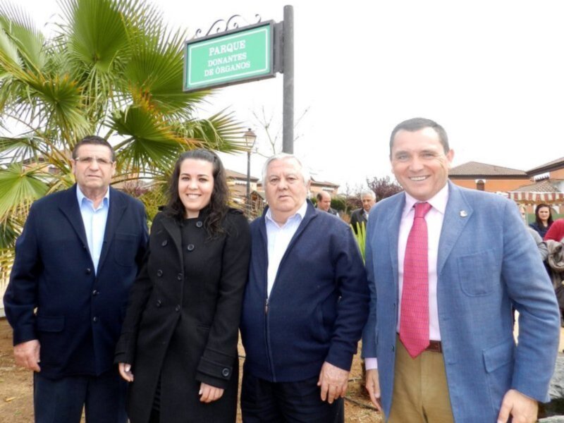 Inauguración del Parque de Donantes de Órganos en una ceremonia oficial.