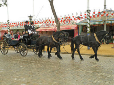En la ciudad de los farolillos no mermaron las ganas de feria.