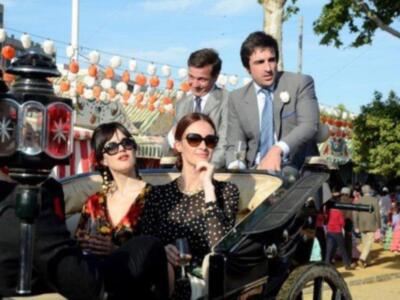 Numerosos personajes conocidos en Feria de Sevilla 2012