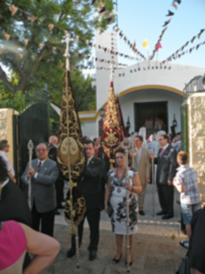 Medio siglo de devoción de todo un barrio, la huerta del Carmen.