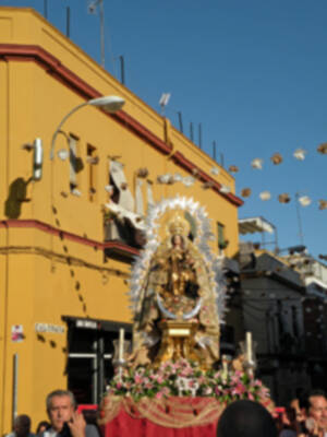 Procesión marinera de la virgen del Carmen de Calatrava.