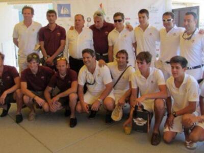 Piere Casiragui, tercer hijo de la Princesa Carolina de Mónaco y miembro de la Tripulación del Tuiga, en "la Semana Clásica de Puerto Sherry"