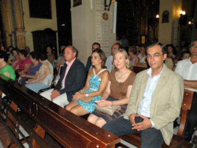 Procesión mañanera del Santo Patron San Gregorio de Osset de la localidad de Alcalá del Río